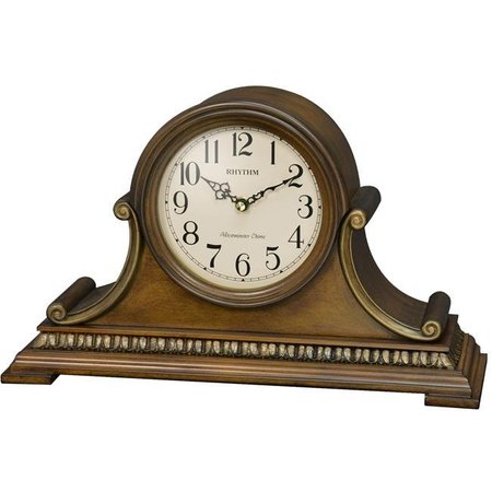 RHYTHM CLOCK Rhythm Clock CRH265UR06 9 x 14.6 in. WSM St.Vincent Wooden Musical Clock CRH265UR06